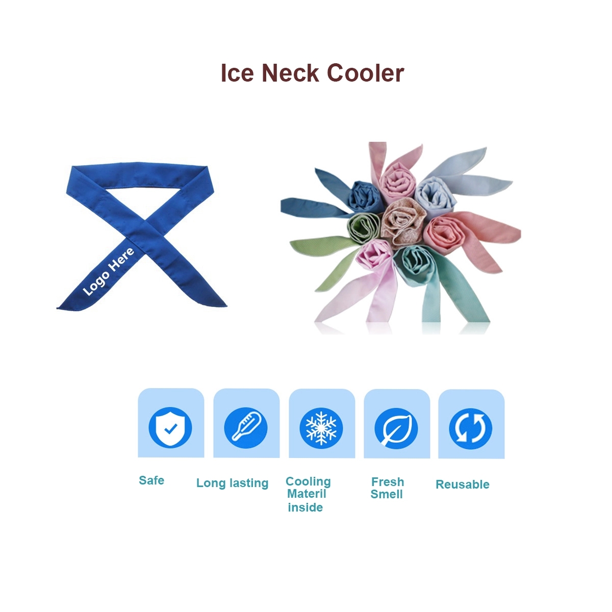 Neck Forehead Ice Cooling Wrap 3