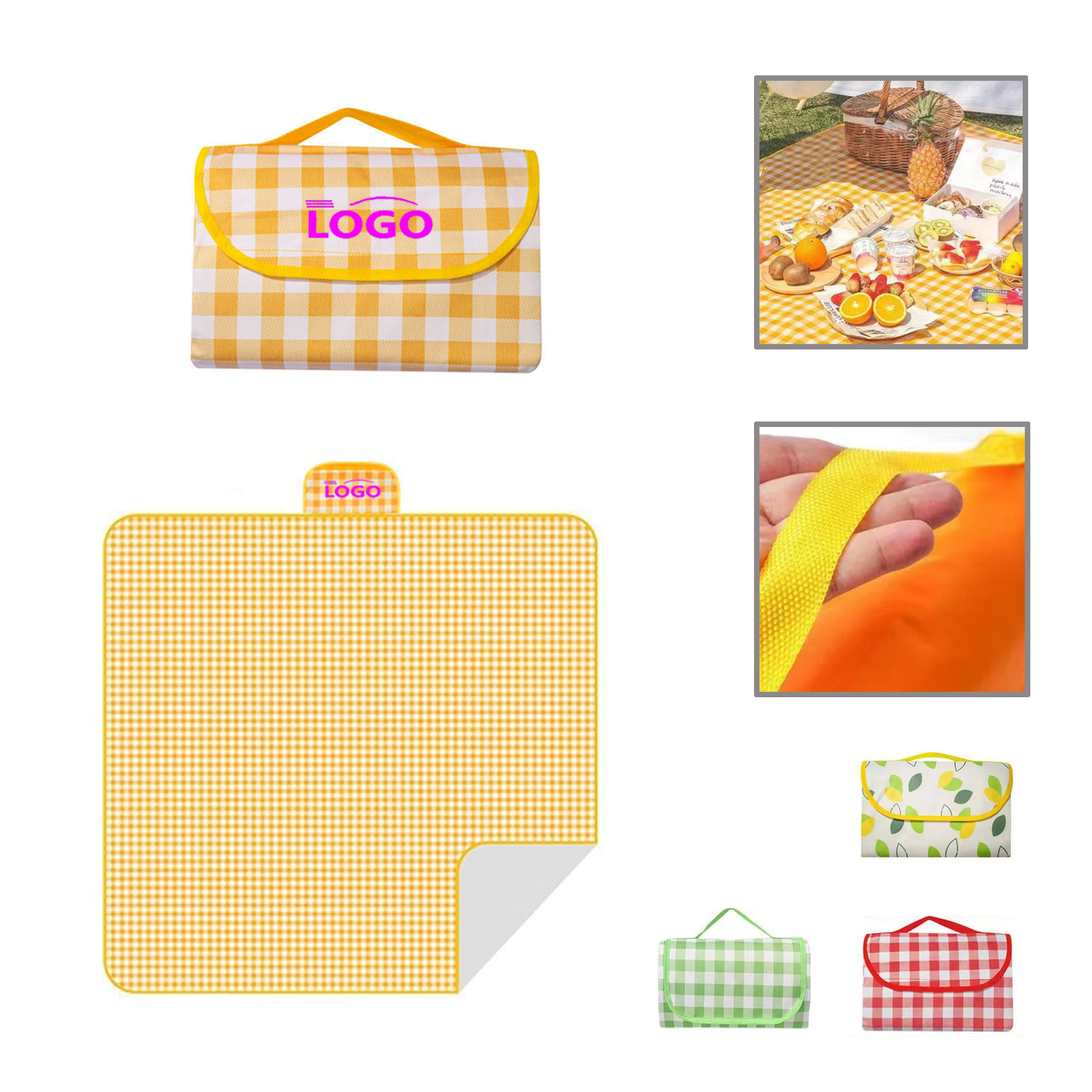 MOQ50 Waterproof Picnic Beach Camping Blanket Mat 6