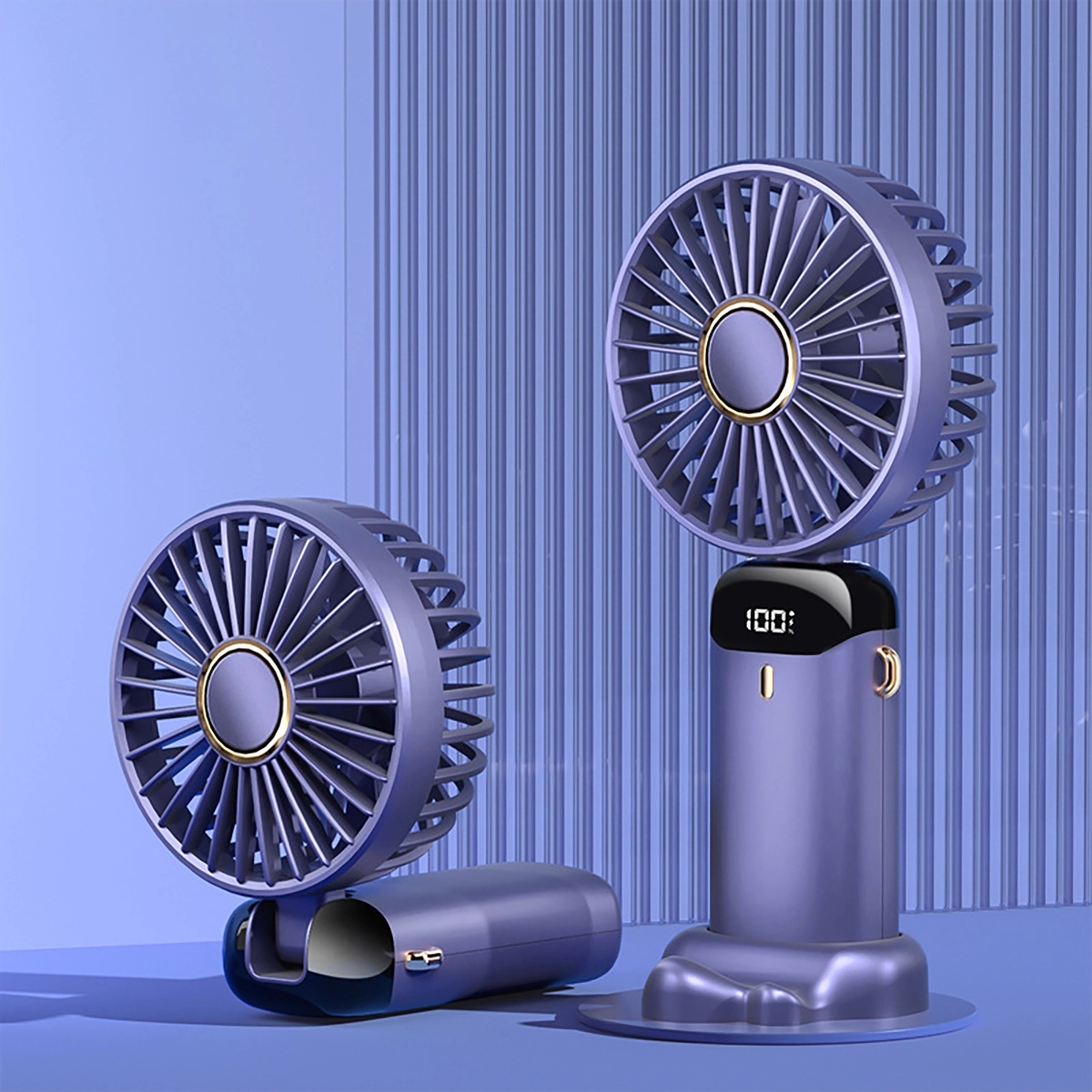 Led Digital Display Handheld Fan 5