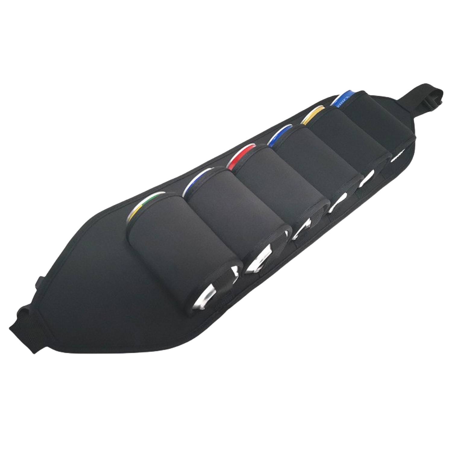 6 Pack Adjustable Neoprene Beer Belt Holder 5