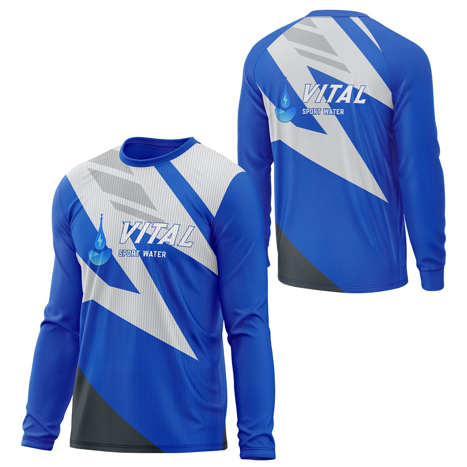 Unisex 150 GSM Pinhole Mesh Performance Sublimation long Sleeve T-shirt 1