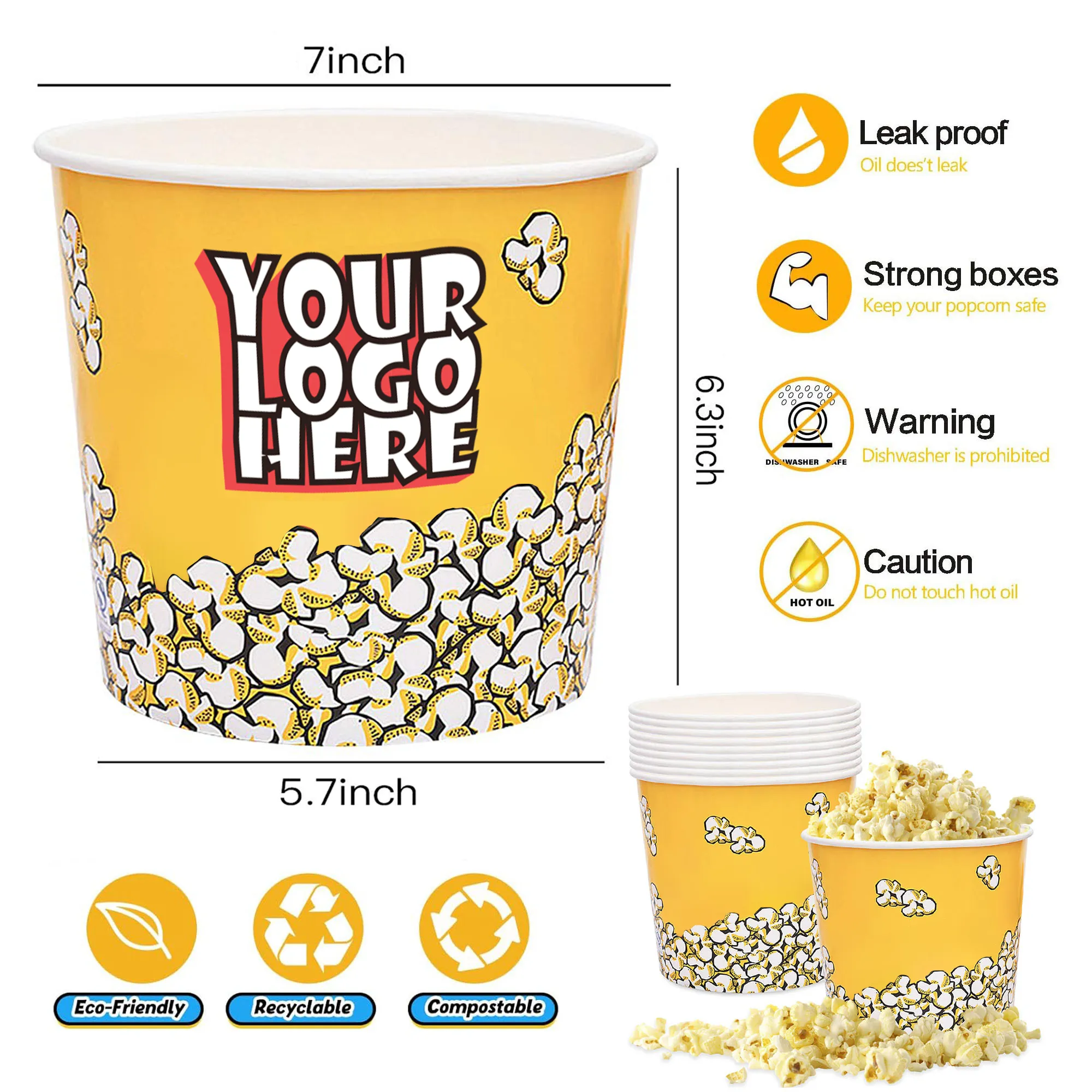 85oz Popcorn Bucket 1