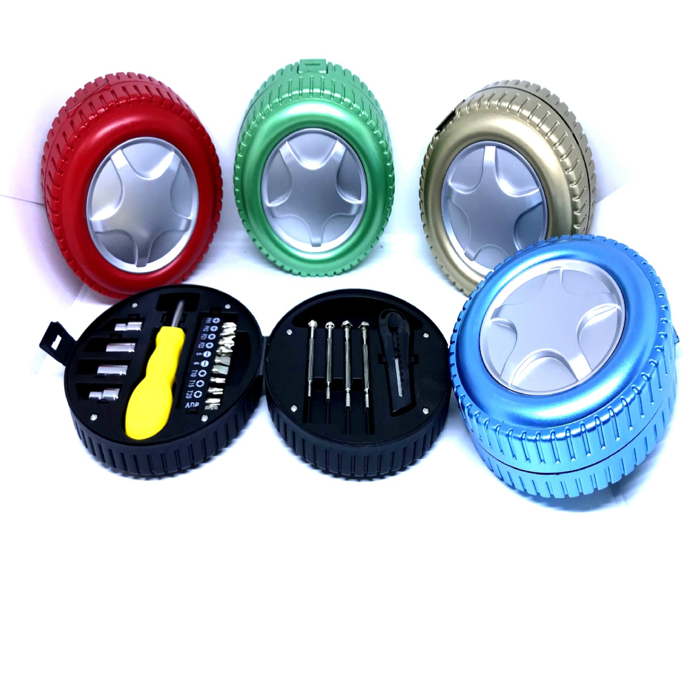 Tire-shaped Mulittool Pliers 24-piece Box 2