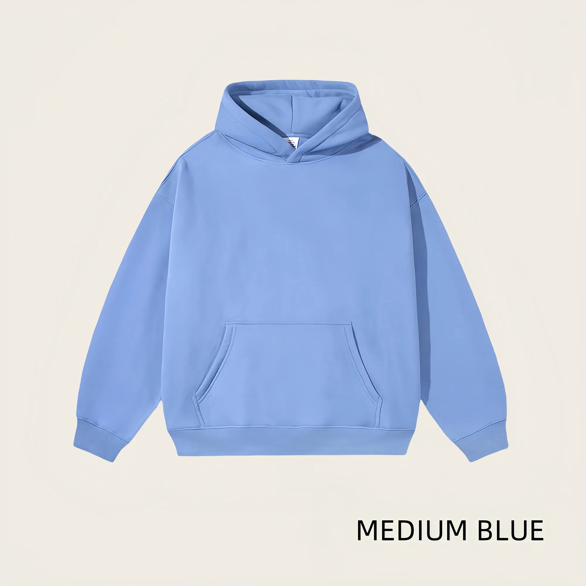 Unisex Cotton Fleece Hoodie, Minimalist Casual Comfort Wear 9