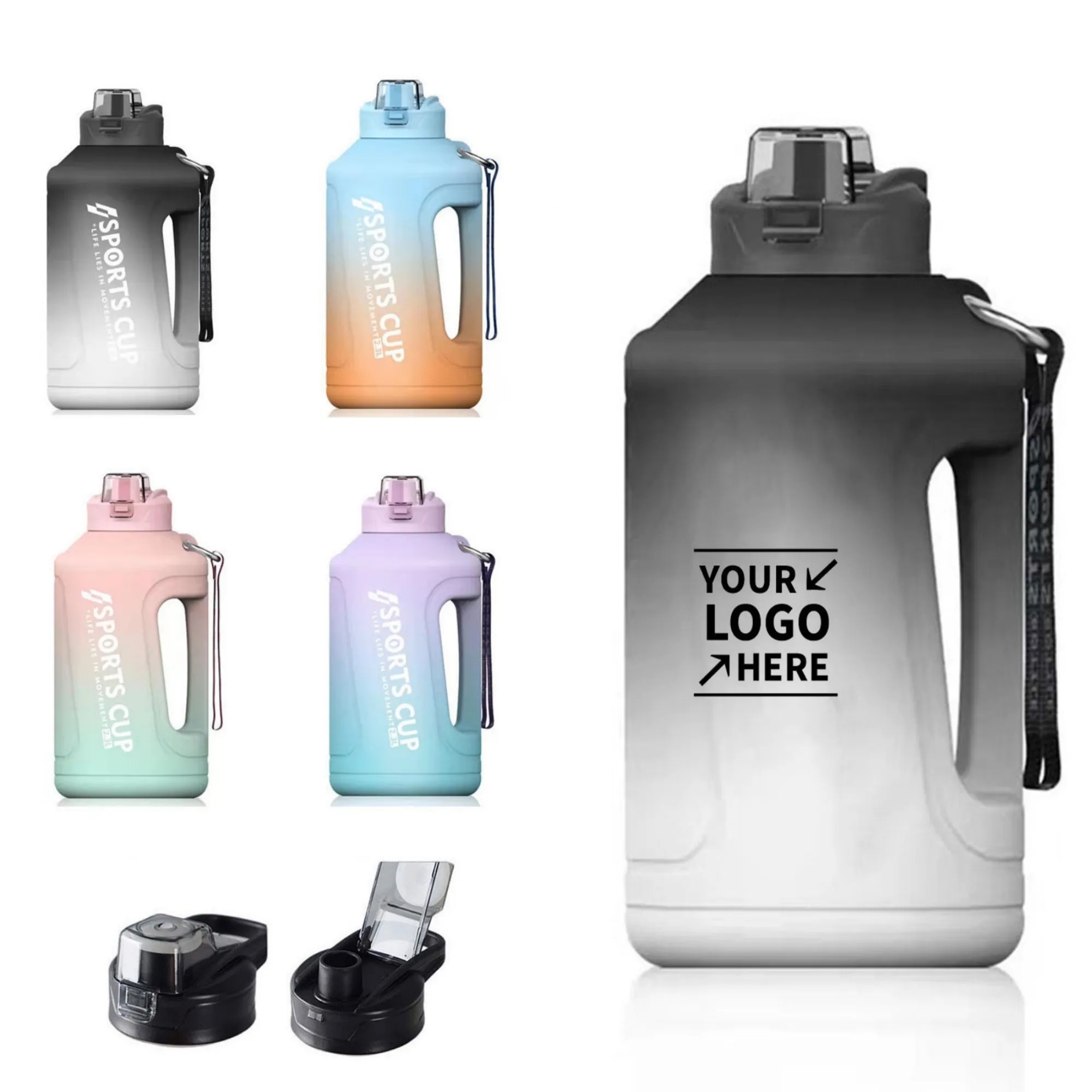 Water Bottle With Time Marker