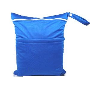 Wet Dry Bags with Two Zippered Pockets for Baby Diapers 11