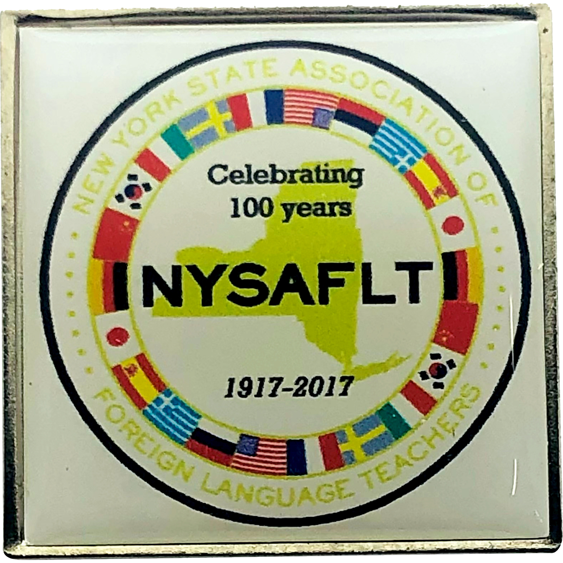 Digistock Lapel Pins: 1 1/2" W x 1 1/2" H Square