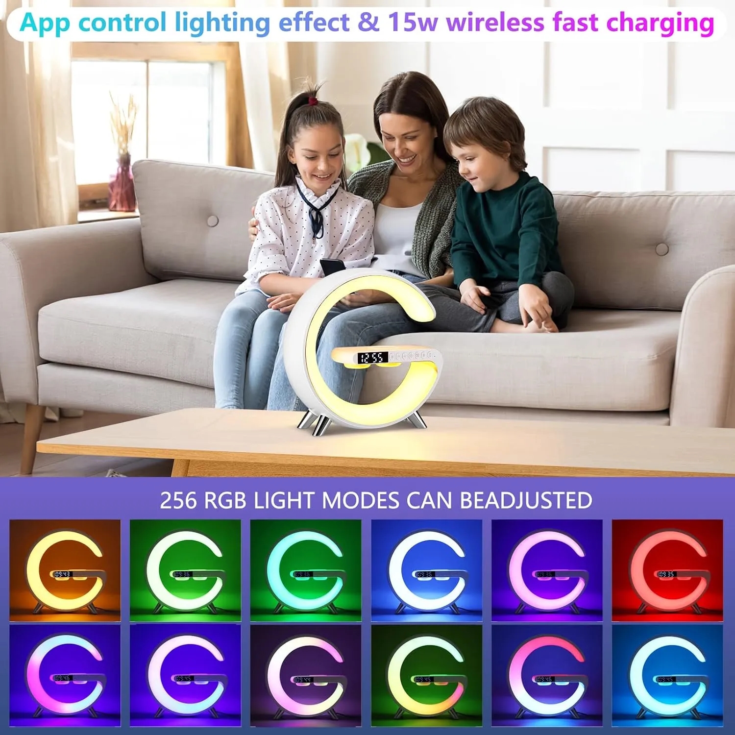 Wireless Charger Atmosphere Lamp 6