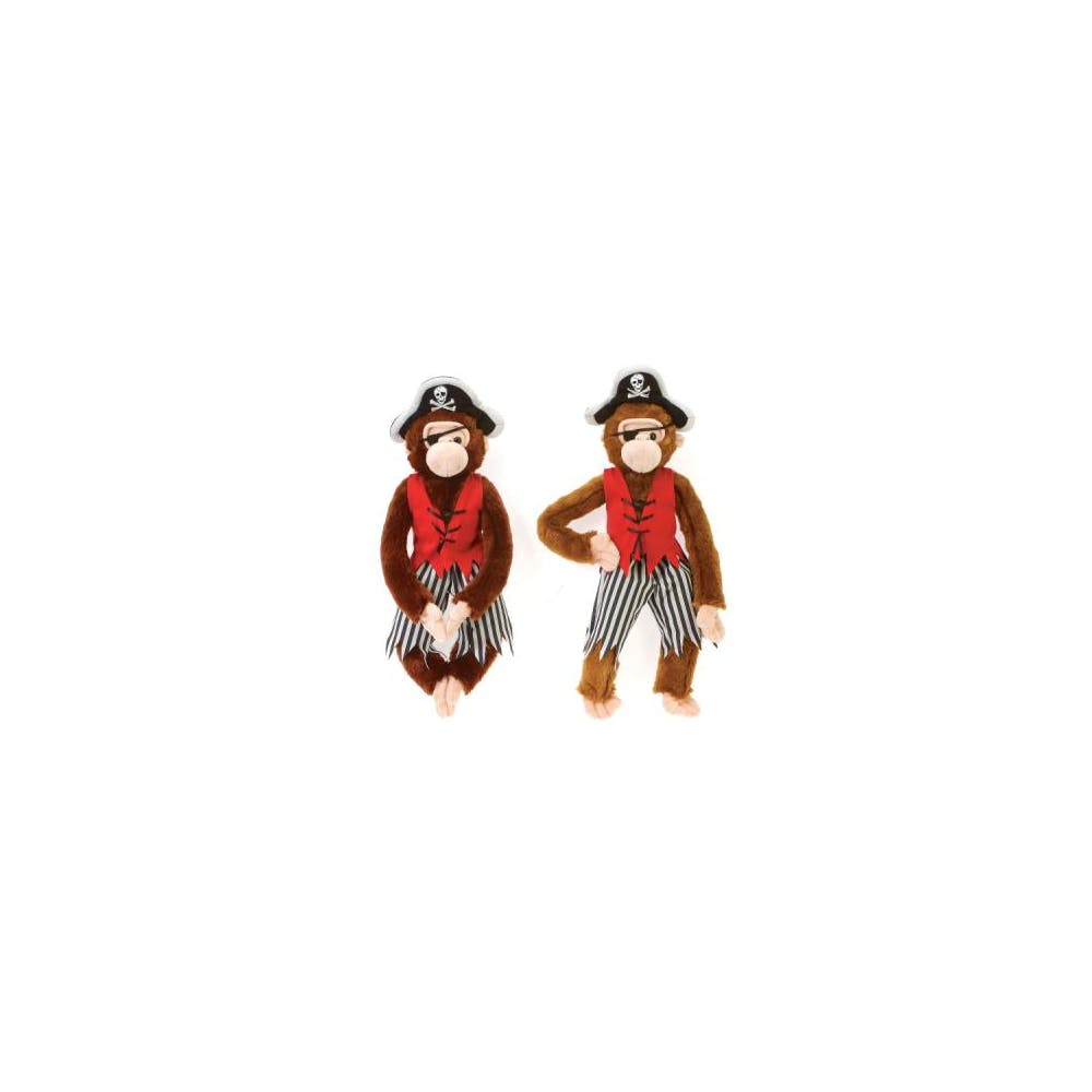 Monkey Pirate Plush Toys - 16" 2 Colors