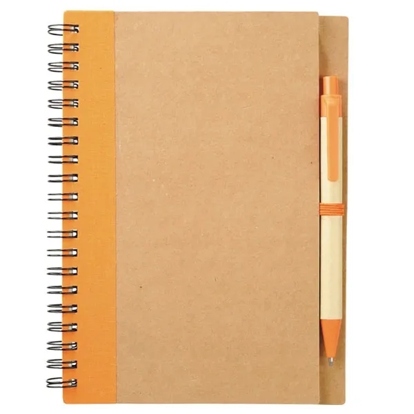 Eco Spiral Notebook and Pen Set 2