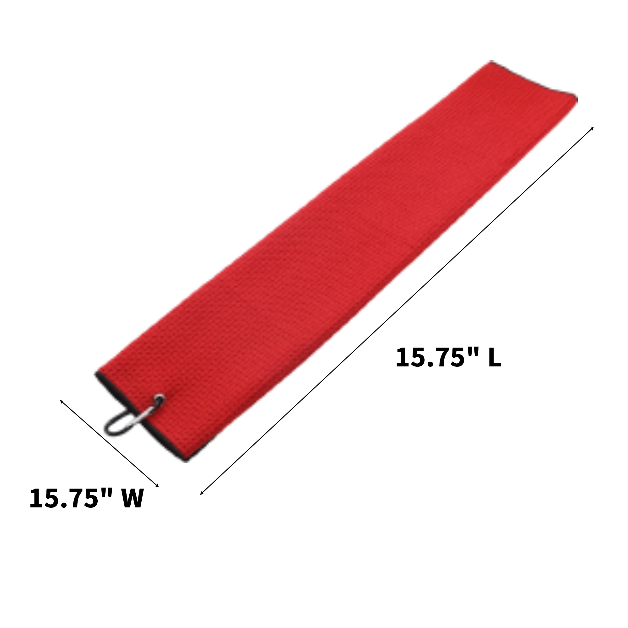 Microfiber Golf Towel With Carabiner Attachment 7