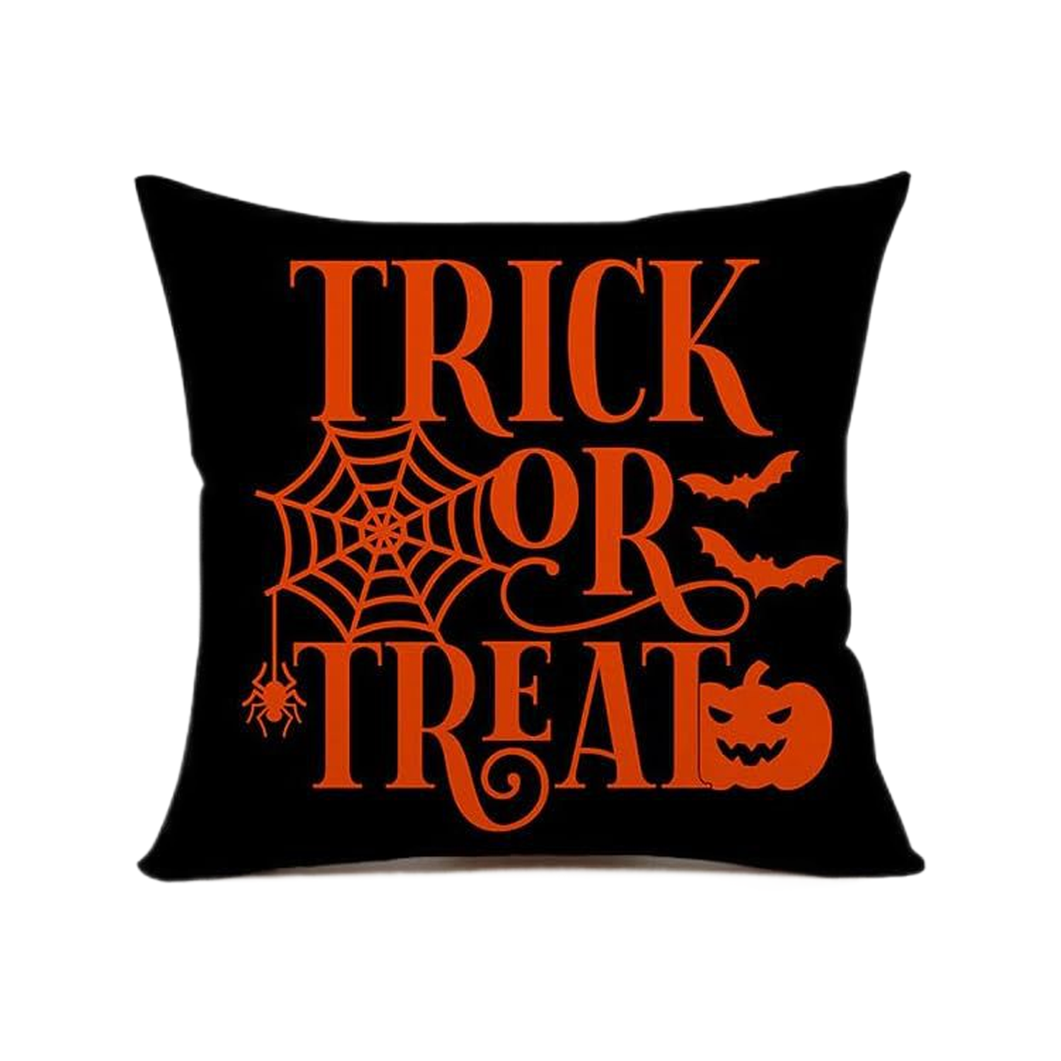 Linen Halloween reversible throw pillows 5