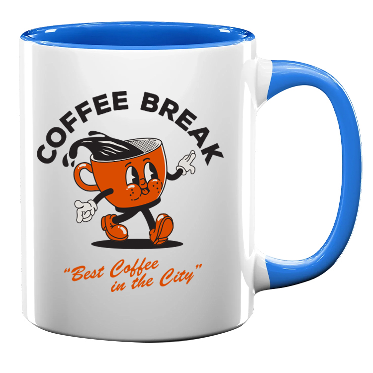 11oz Full Color Colored Handle Mug 22