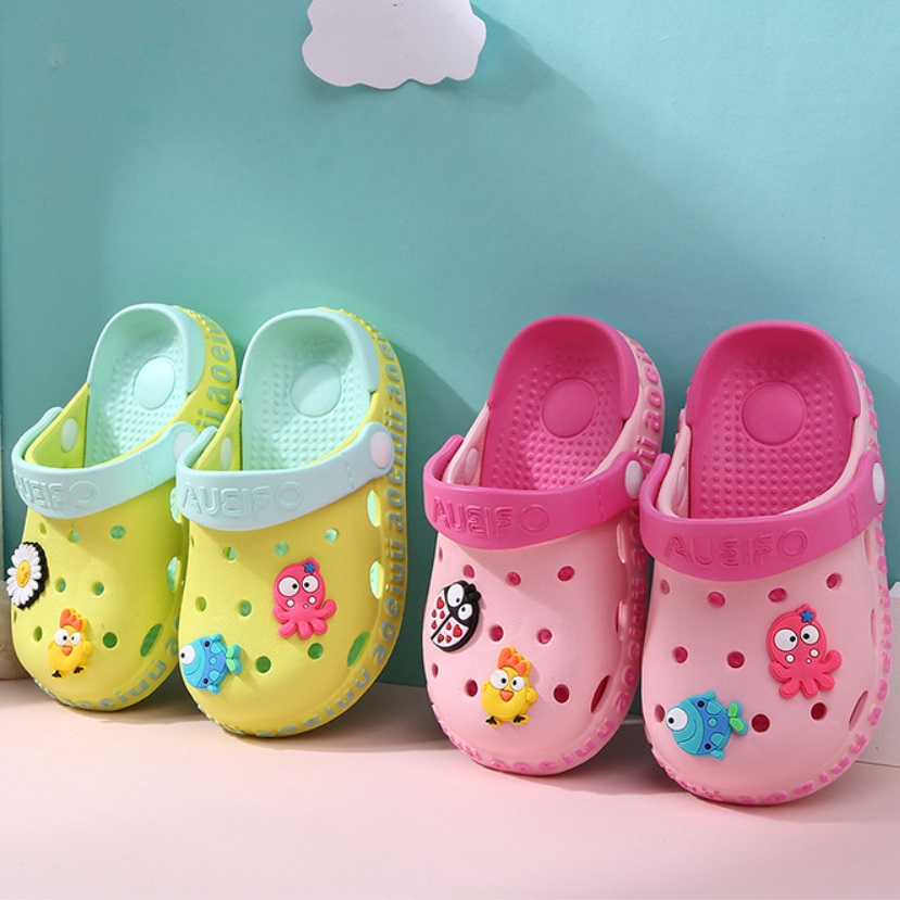 slippers hole shoes children beach 6