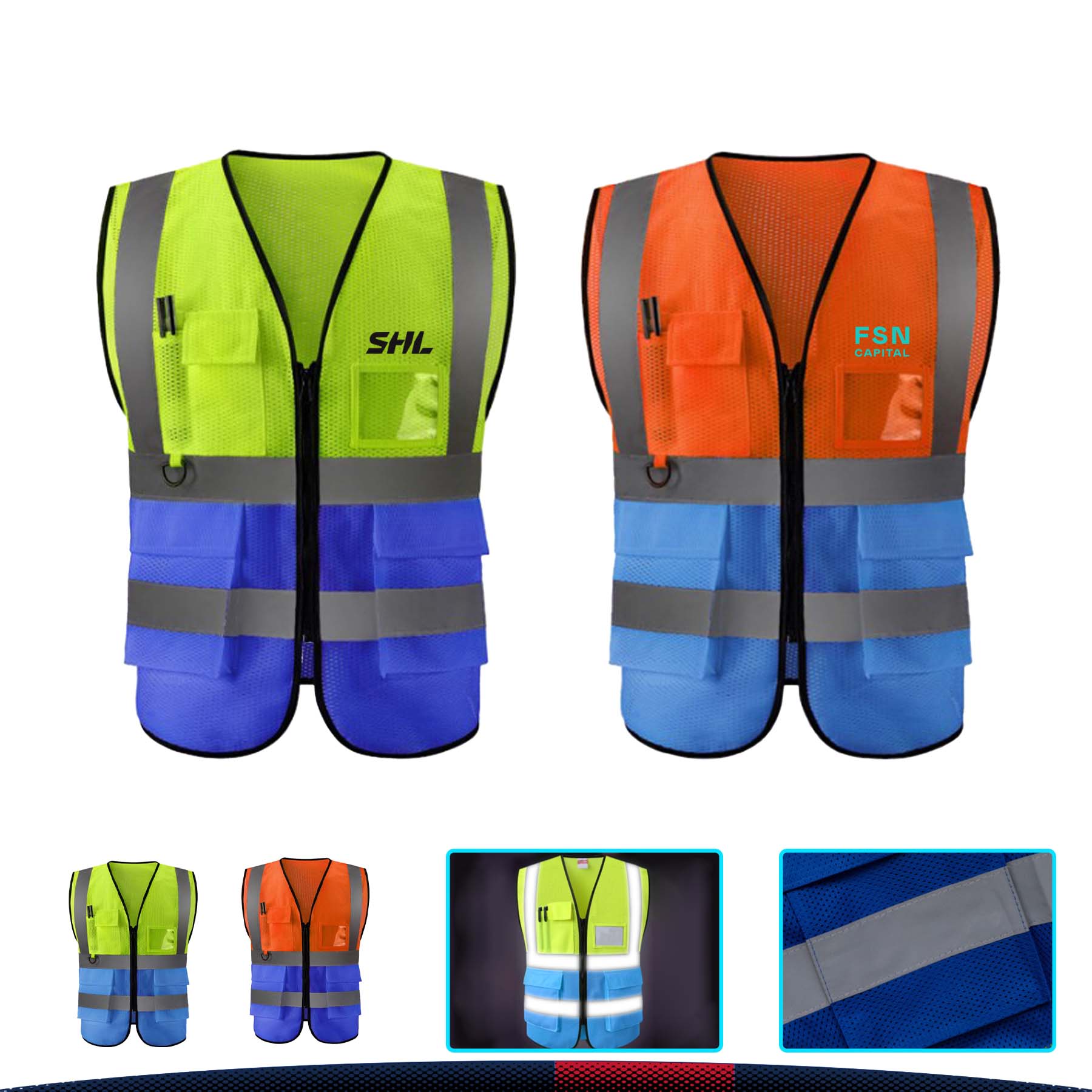 Multifunctional Reflective Safety Vest 1