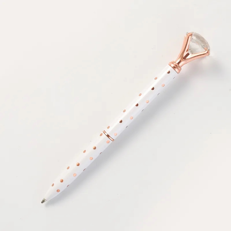 Large Diamond Metal Ballpoint Pen 6