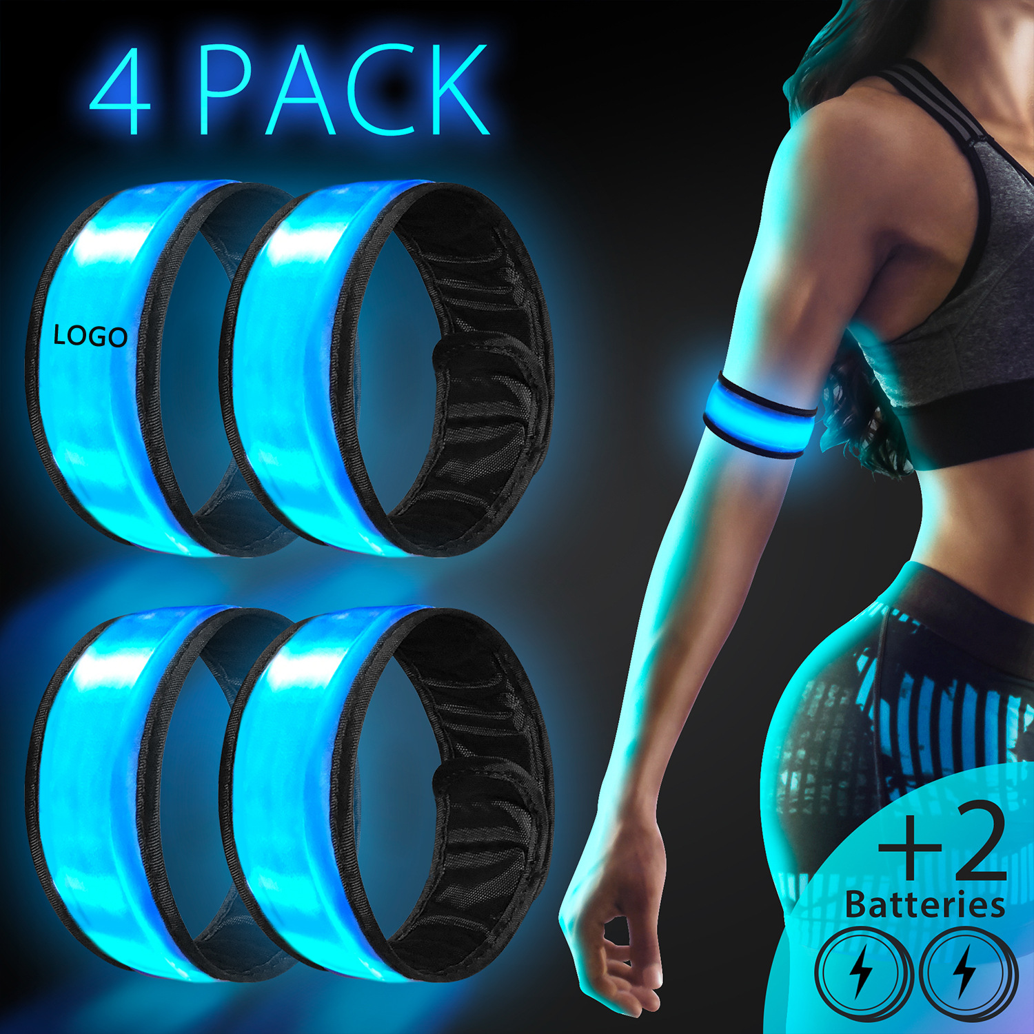 LED Slap Bracelet Light Up 5
