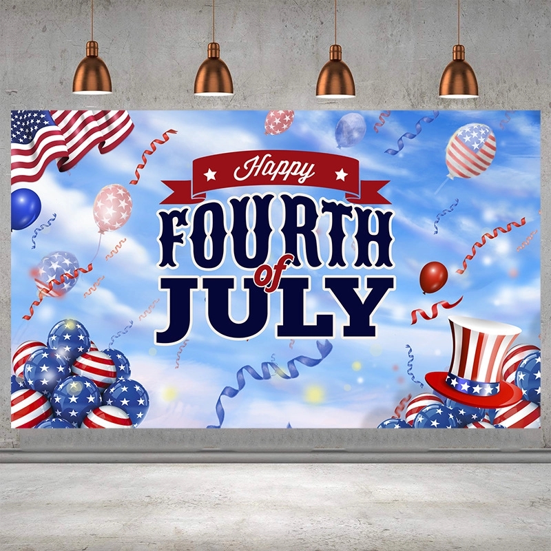 Independence Day Banner Backdrop Decorations 6
