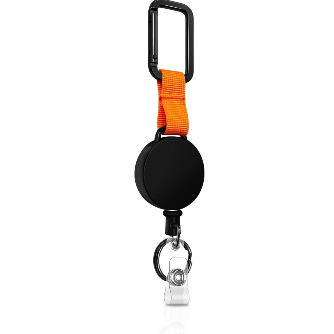 Retractable Badge Holder W/ Carabiner 1