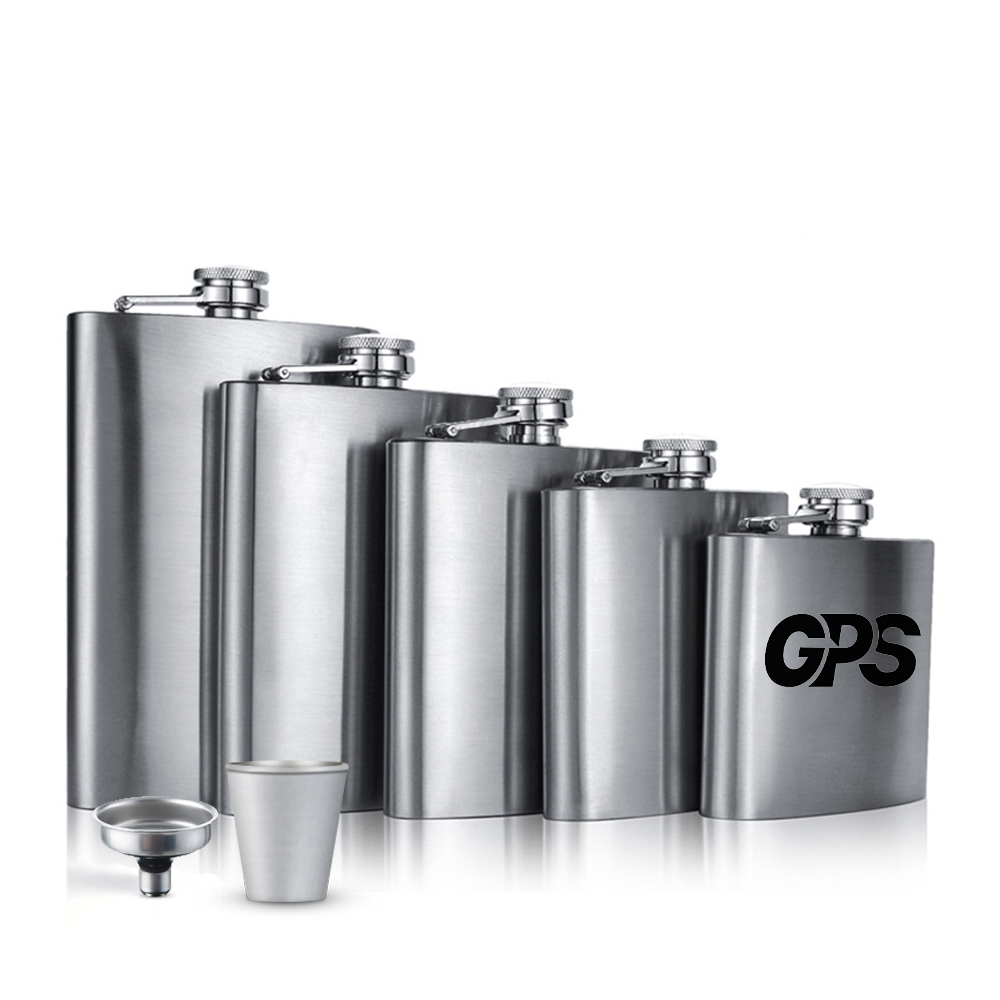 6oz Stainless Steel Hip Flask 3