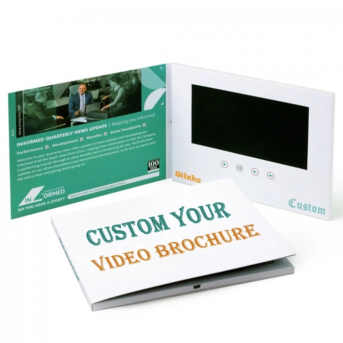 A5 Video Brochure w/ 7" Screen (A5 = 8.3" x 5.8") 1