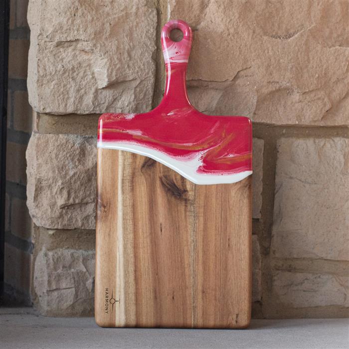 Medium Rectangle Acacia Board With Handle 1