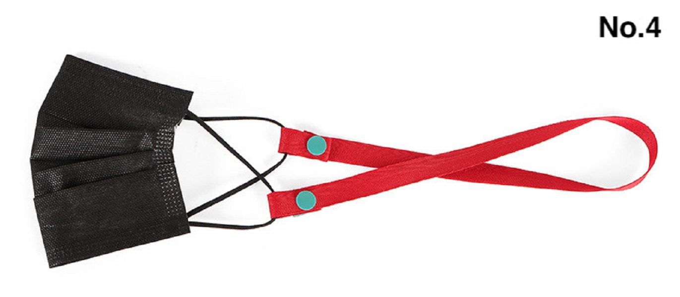 Polyester Lanyards Mask Holder Clip 4
