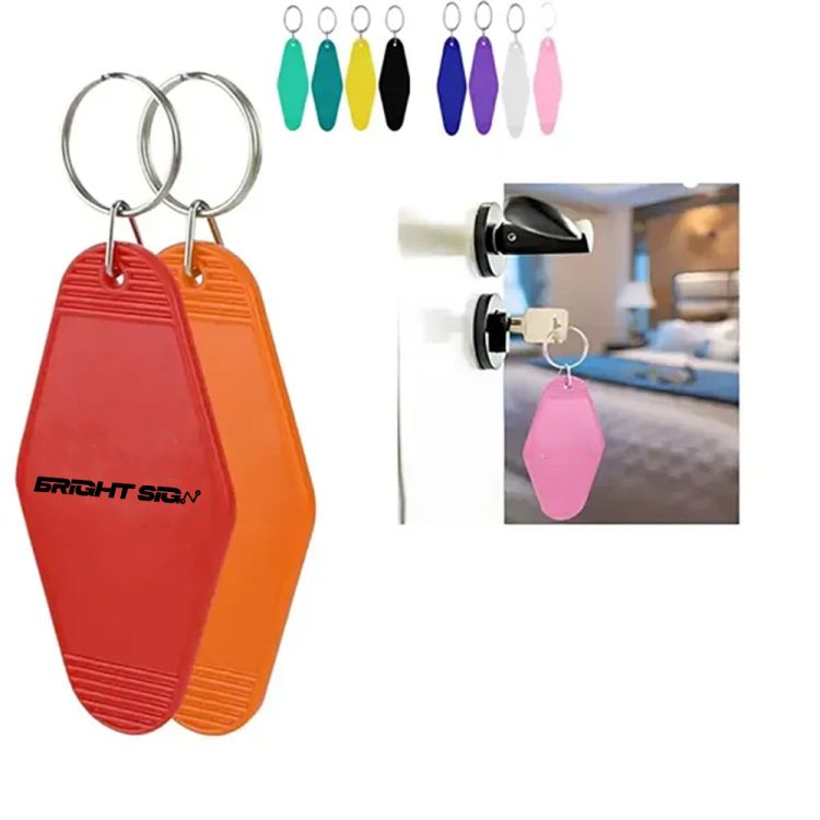 Vintage Motel-Style Plastic Hotel Key Tag 2