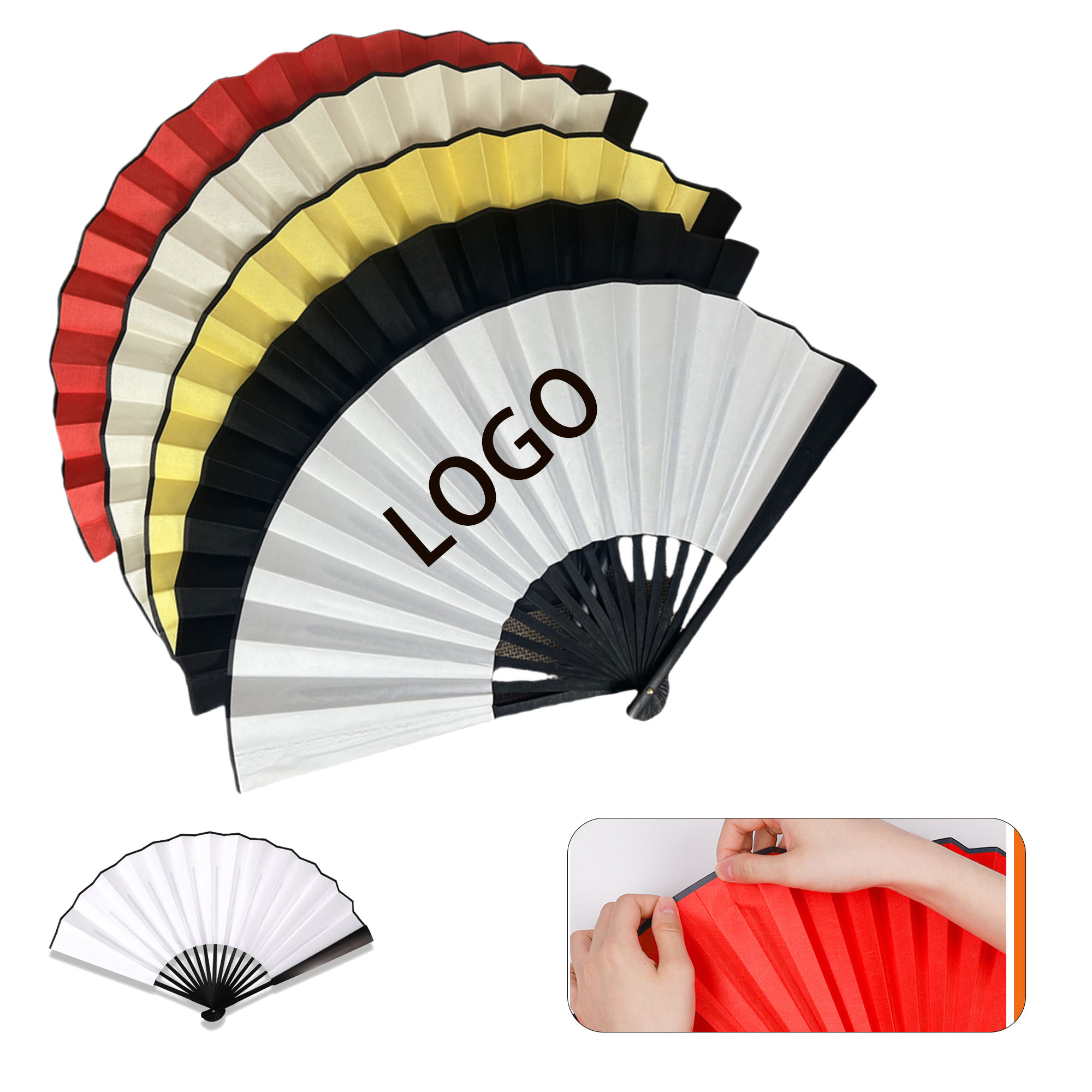 Custom Bamboo Folding Fan 1