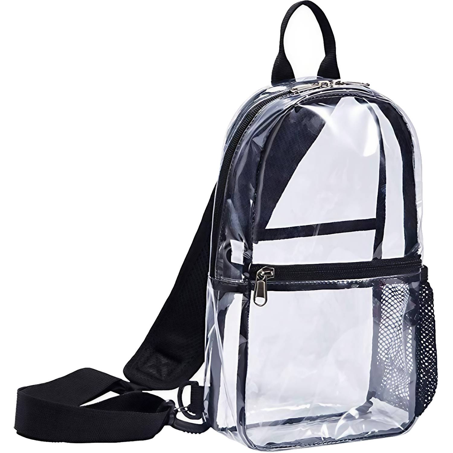 Waterproof Clear PVC Single Shoulder Backpack 3