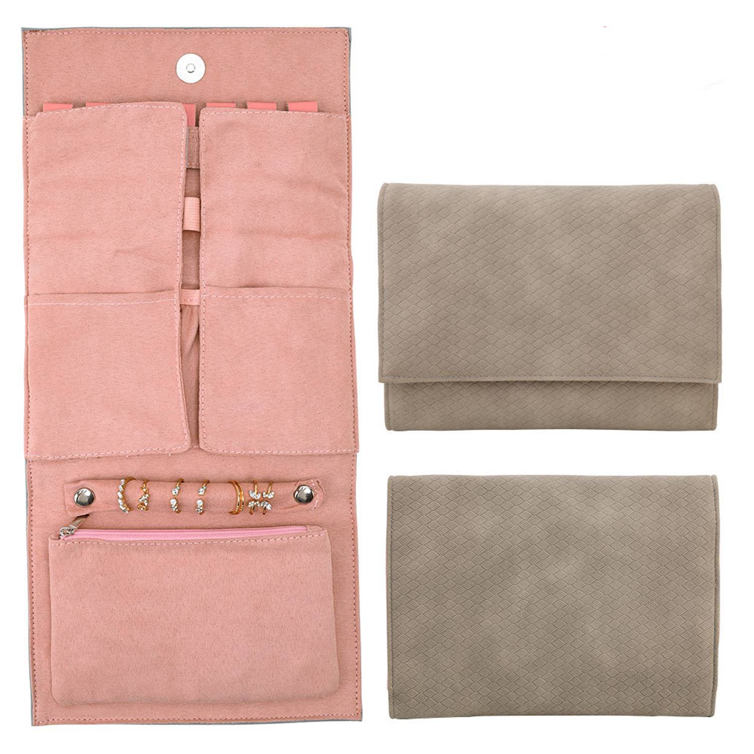 Jewelry Organizer Resembling Leather Bag 5