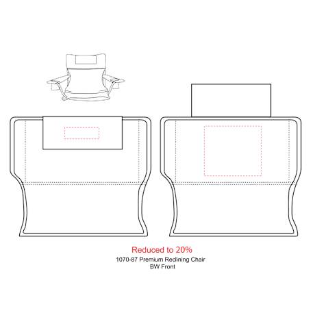 Premium Padded Reclining Chair (400lb Capacity) 54