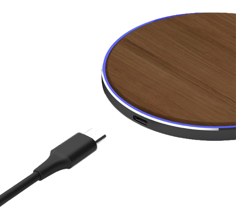 Wireless Walnut Charger, 15W 2