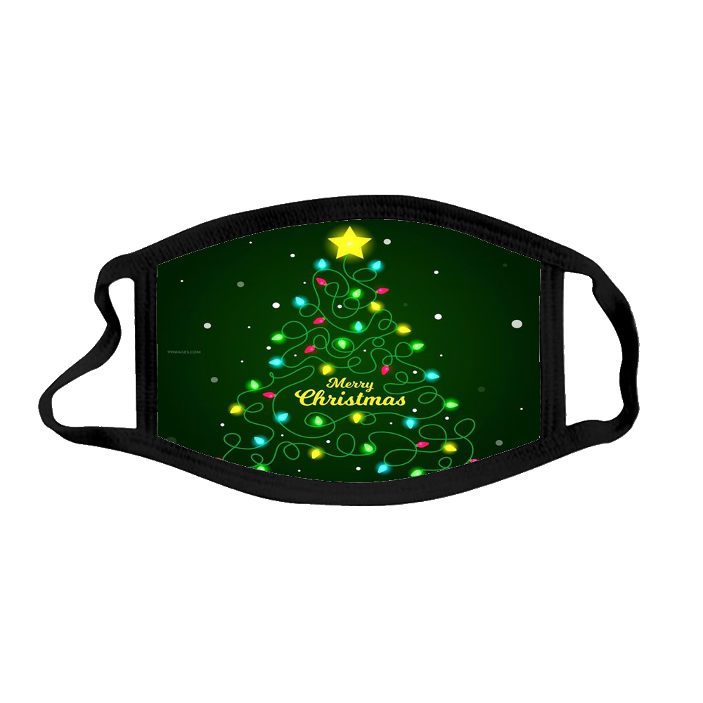 Christmas Polyester Face Mask Full Color 2