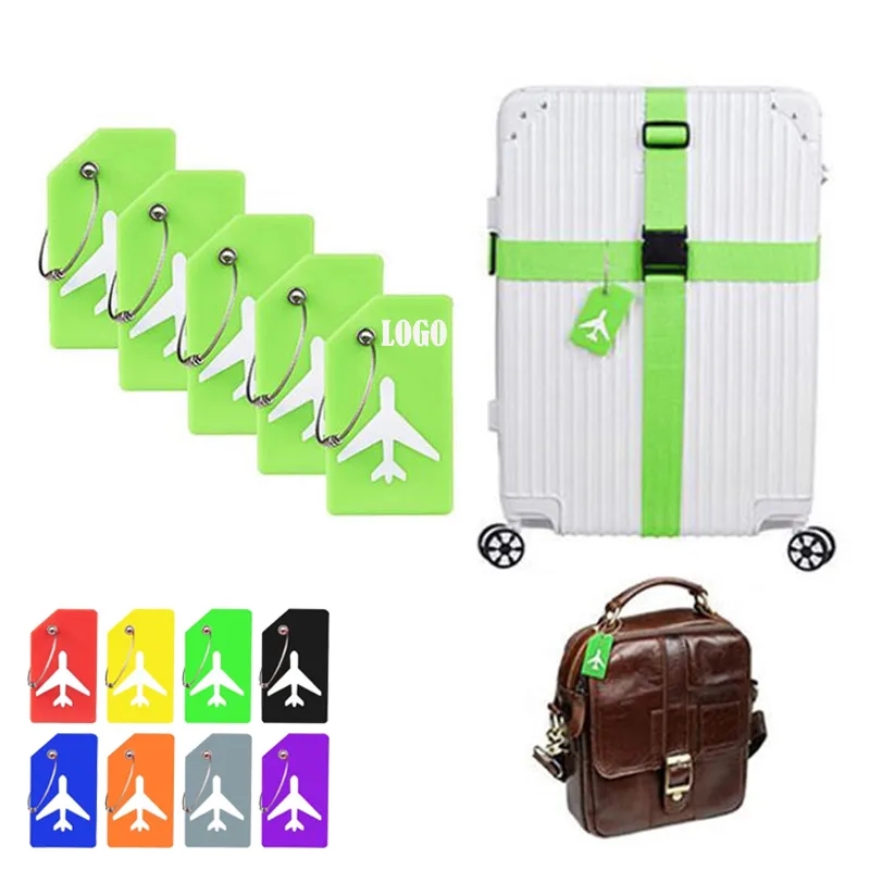 Silicone Airplane Suitcase Luggage Tag 3