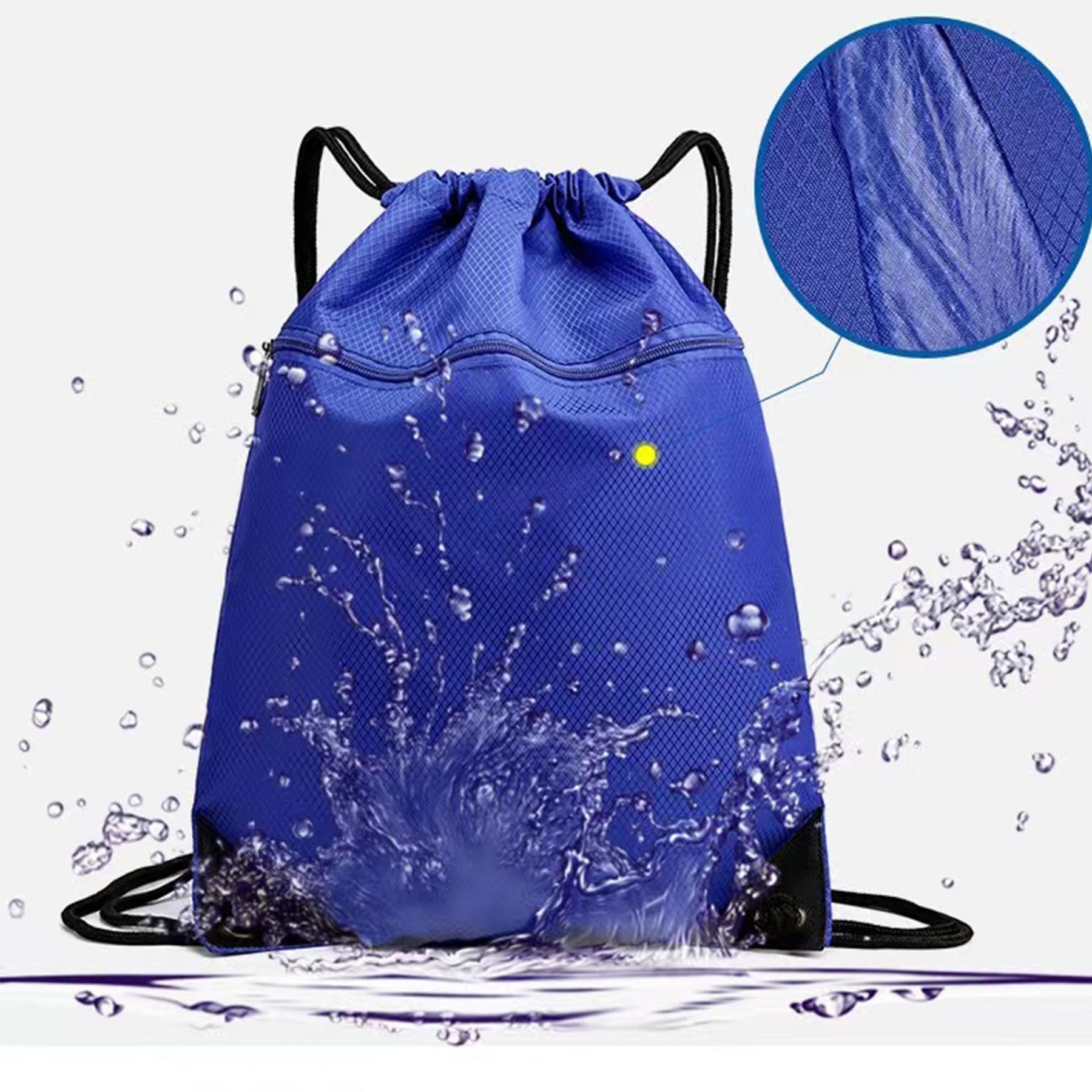 420D Polyester Drawstring Backpack 3