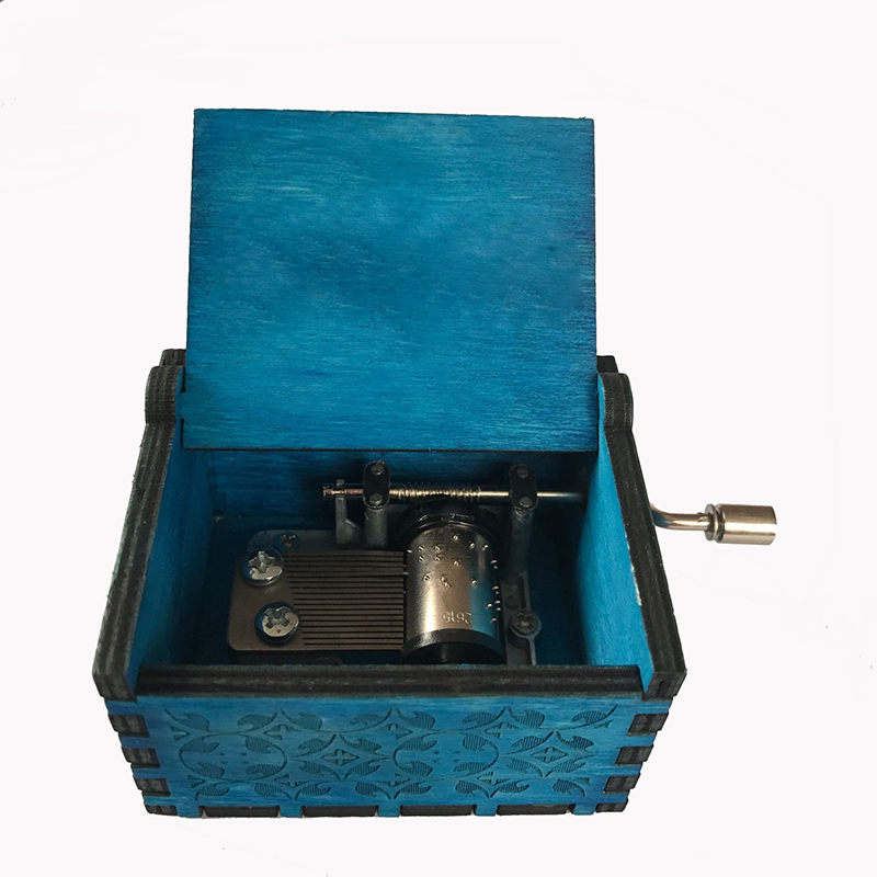 Wooden Hand-cranked Music Box 6