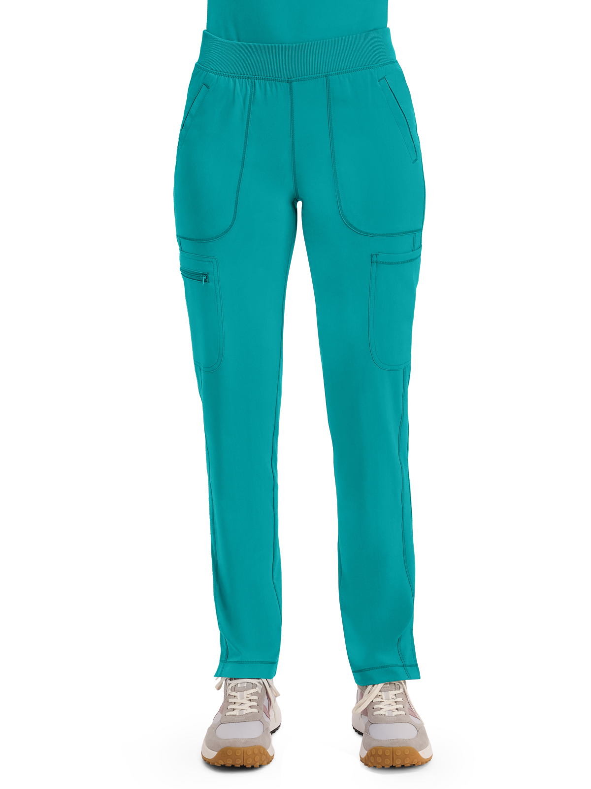 Infinity - Women's 6- Pocket Mid Rise Tapered Leg Pant 32