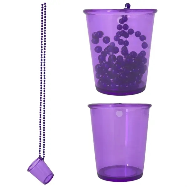 Beaded Shot Glass Holder Necklace 2
