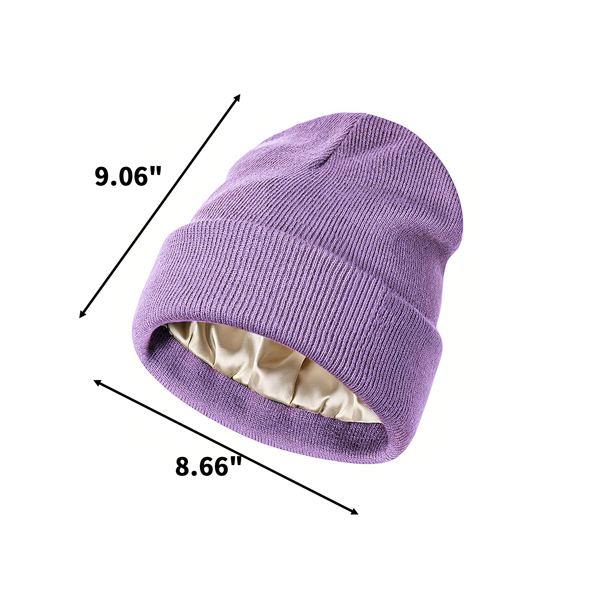 Winter Knit Cap With Smooth Lining 3