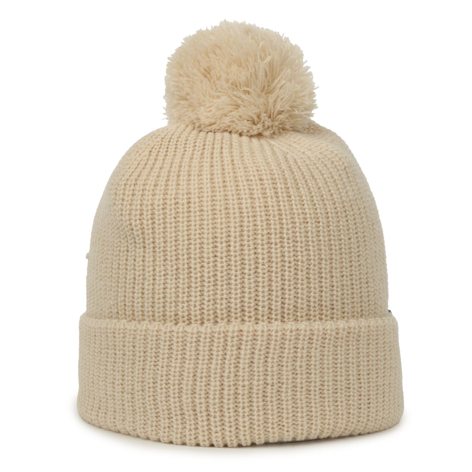 Rib Knit Watch Cap w/ Pom 3