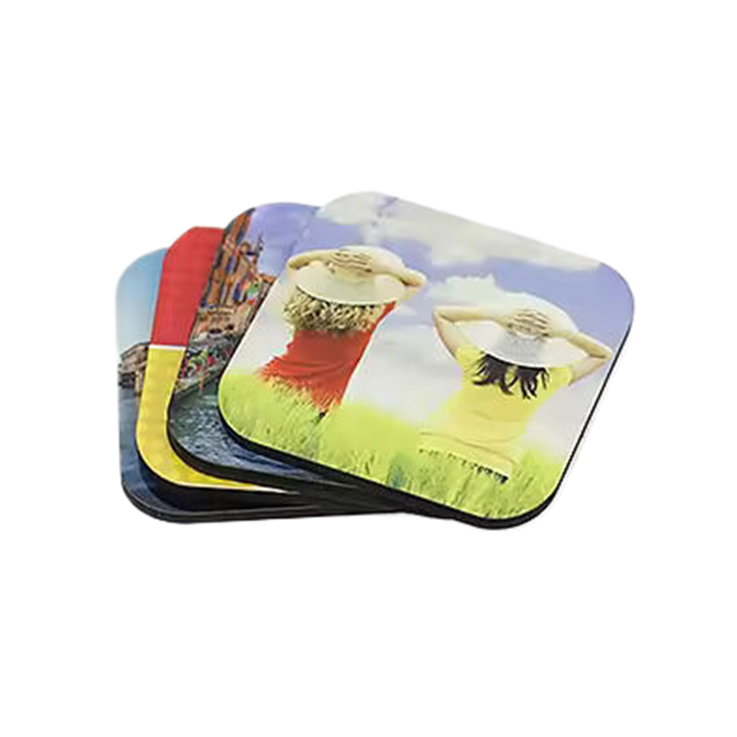 Square Shaped Sublimation MDF Fridge Magnet 6