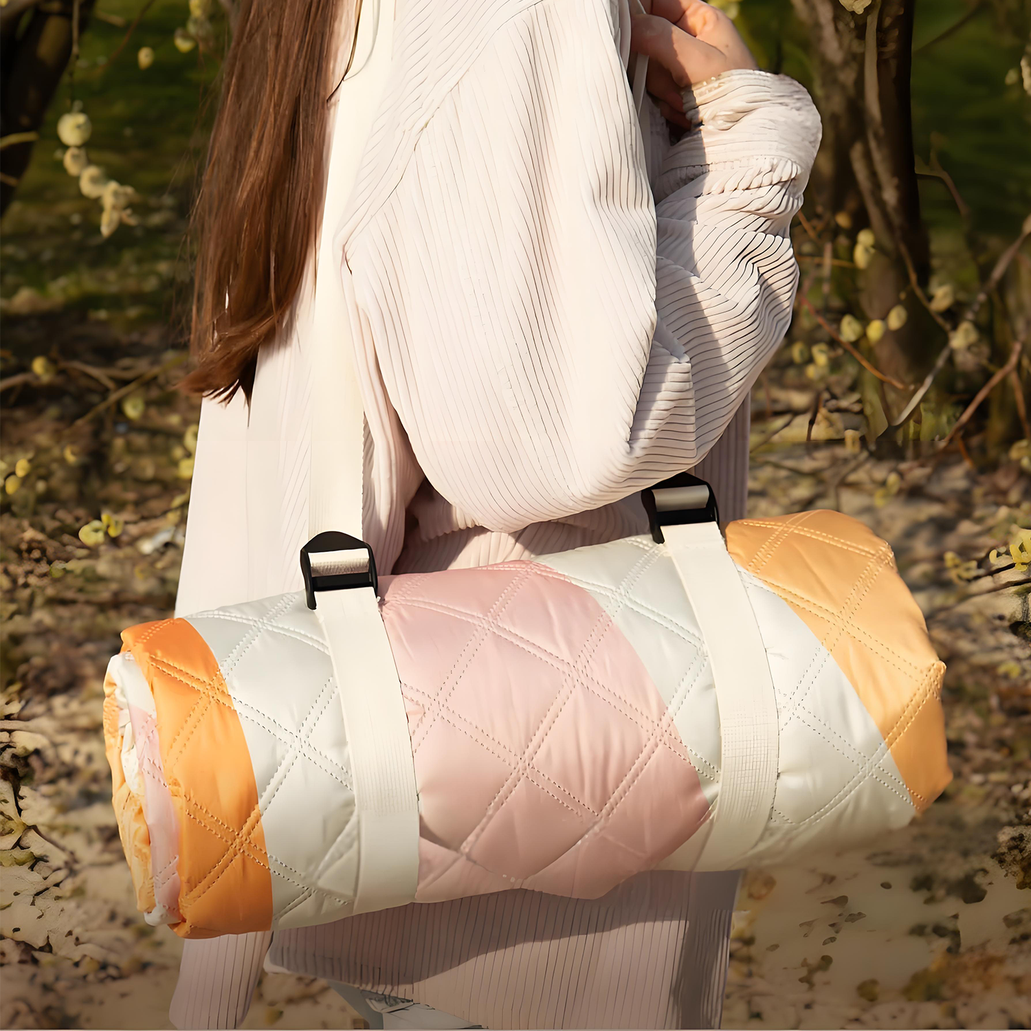 Portable Extra-Large Beach Mat for Outdoor Use 7