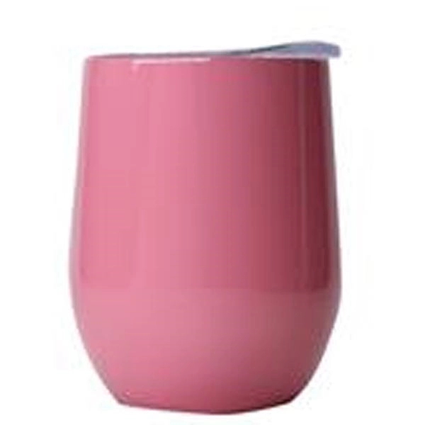 Insulated Egg Shaped Drinking Mug 12Oz 10