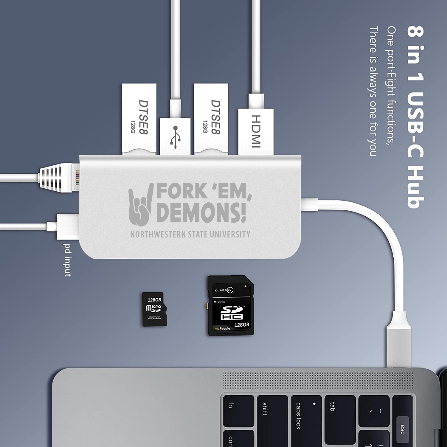Medina 8-in-1 Laptop Docking Station 5