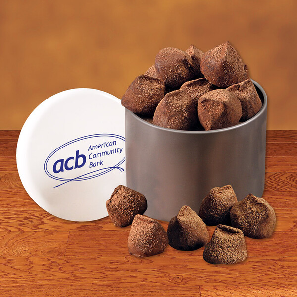 SALE - Cocoa Dusted Truffles in Designer Tin