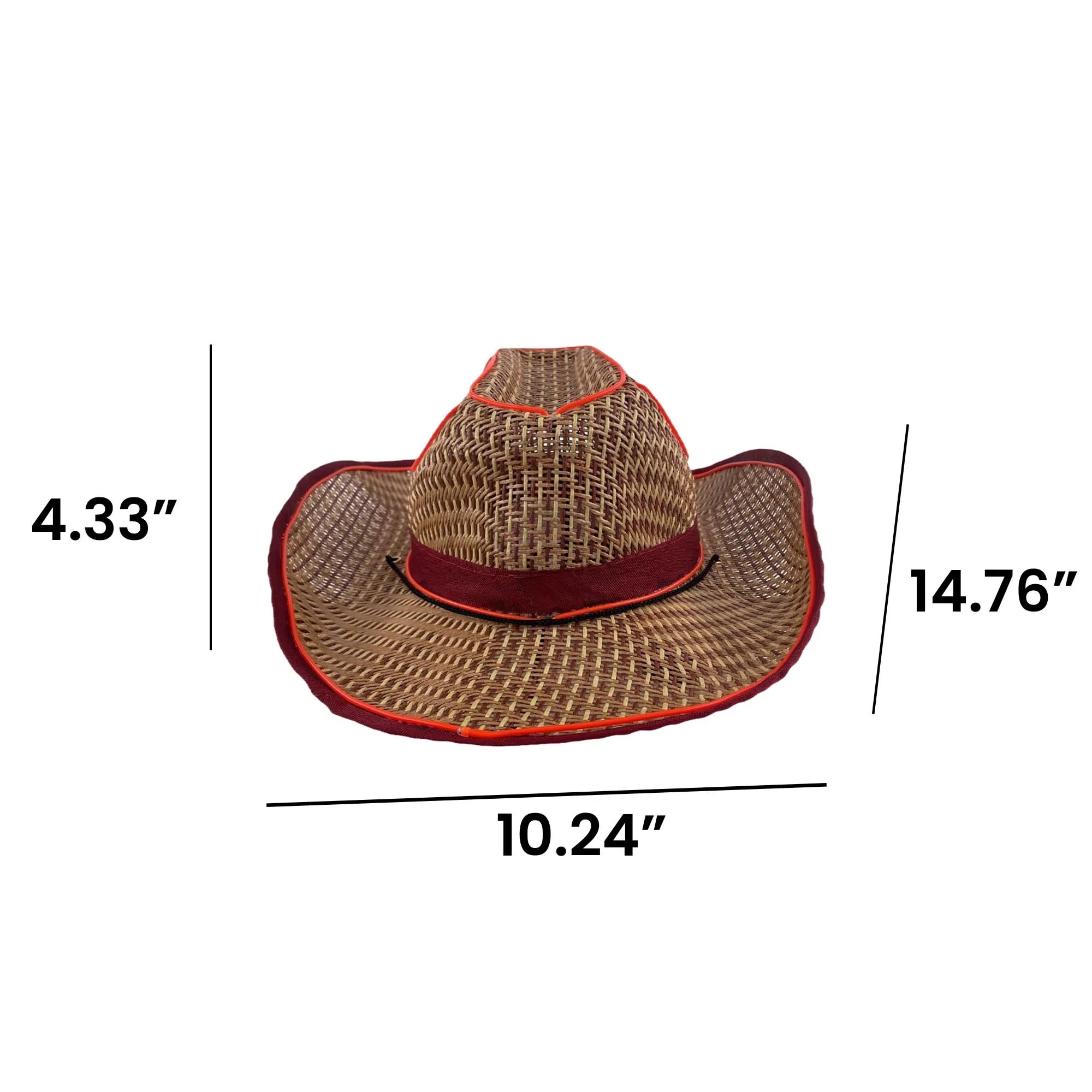 LED Unisex Western Cowboy Hat 1