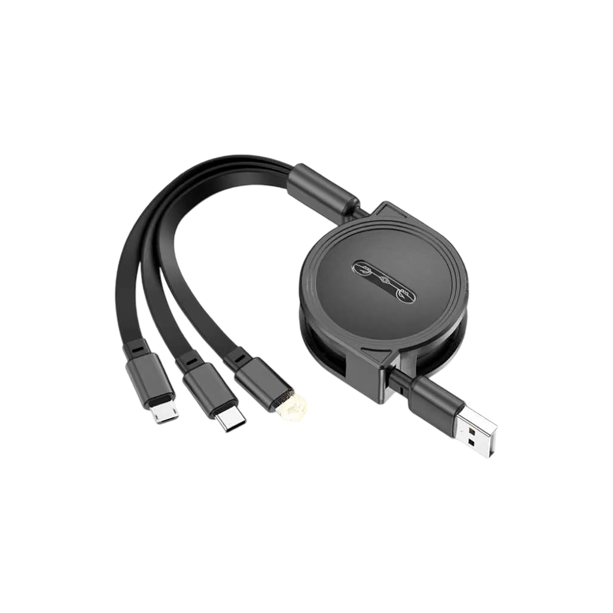 Retractable Multi Connector Charging Cable 3 in1 Design 10