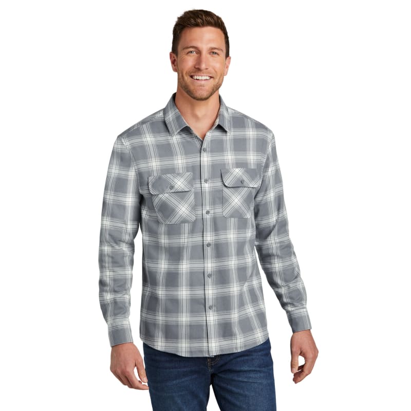 Port Authority Plaid Flannel Shirt. 34