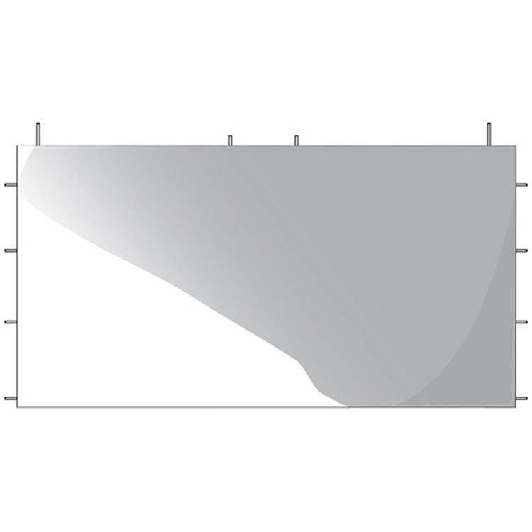 15 foot plain white side panel 2